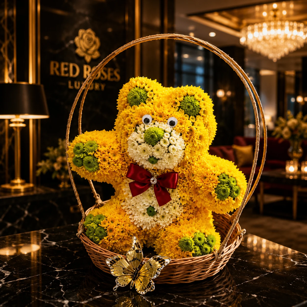 Роскошная коробка с розами